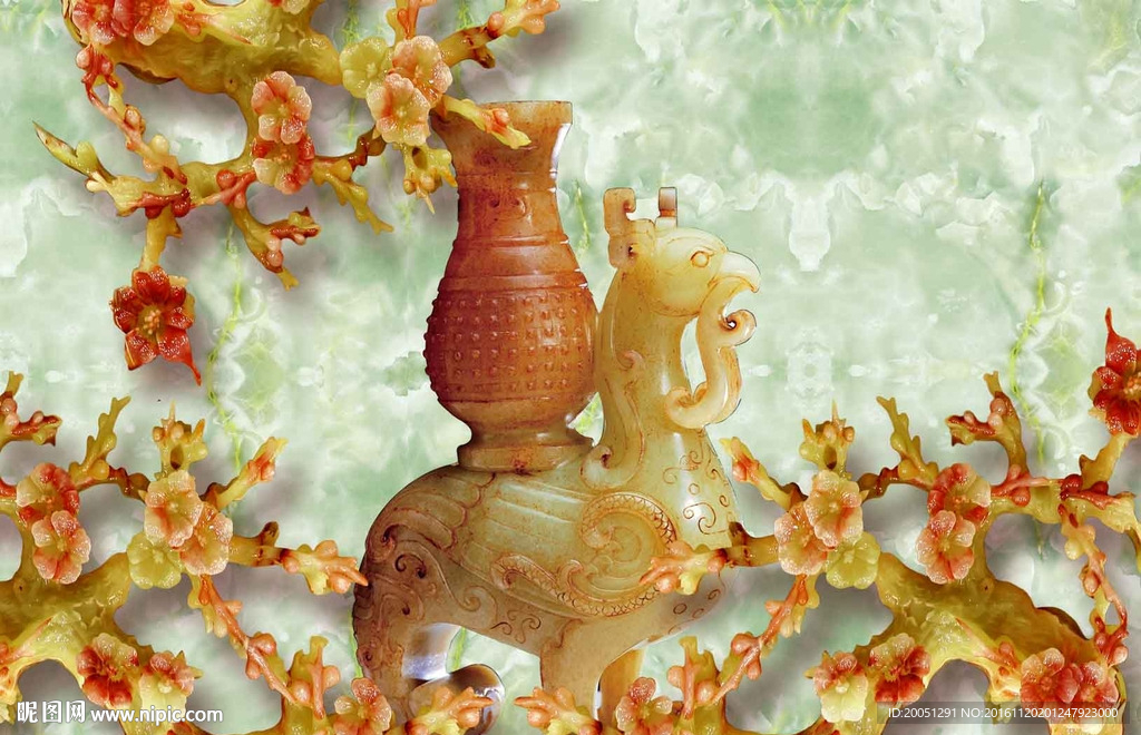 玉雕背景墙