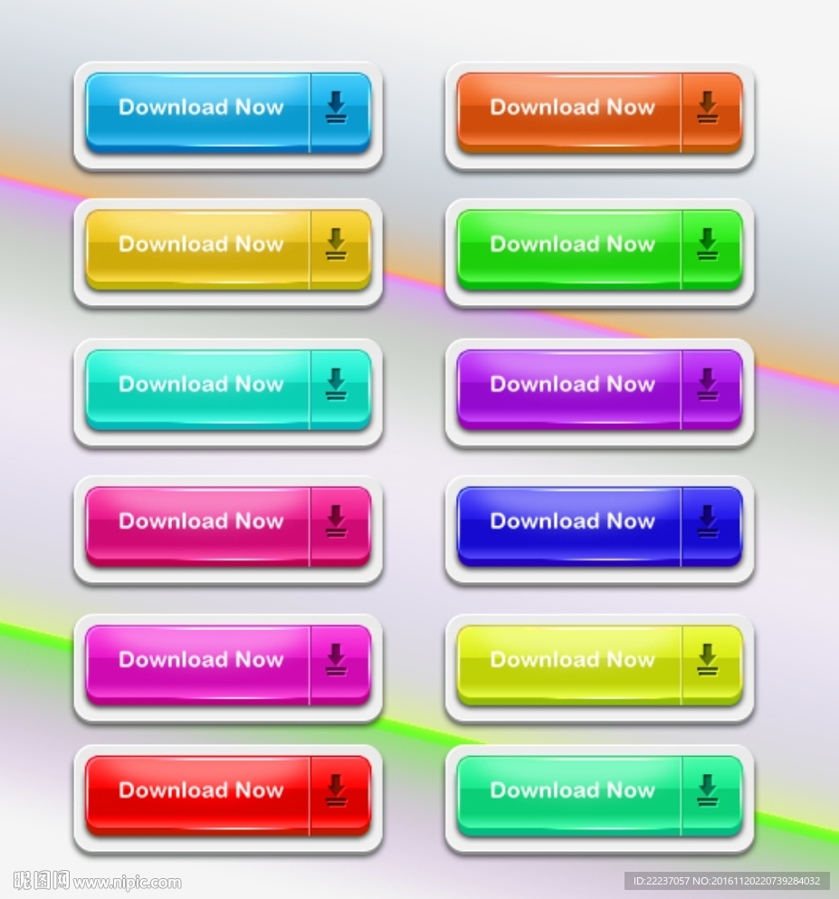 按钮图标标志标识下载图标