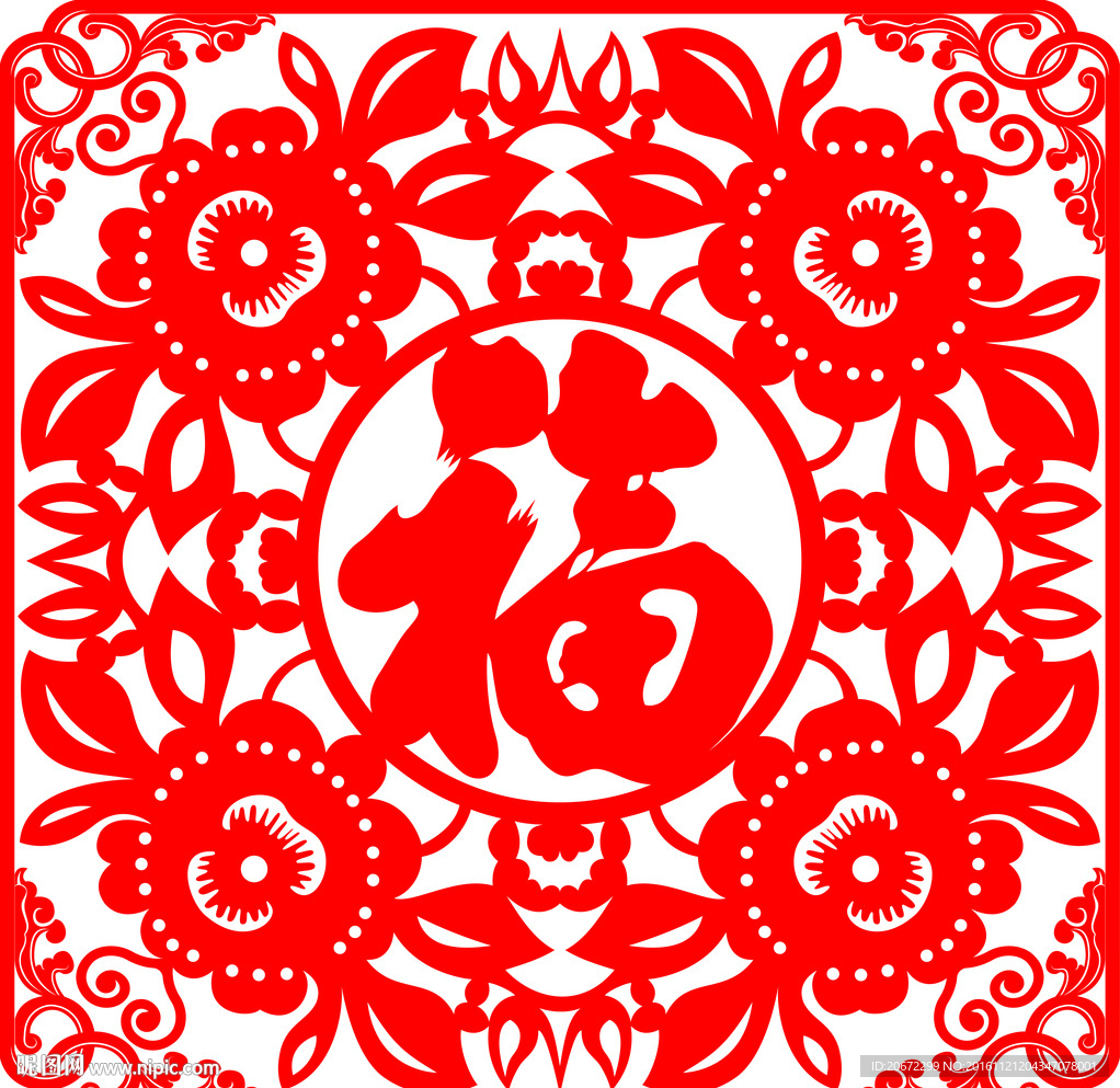 福字窗花