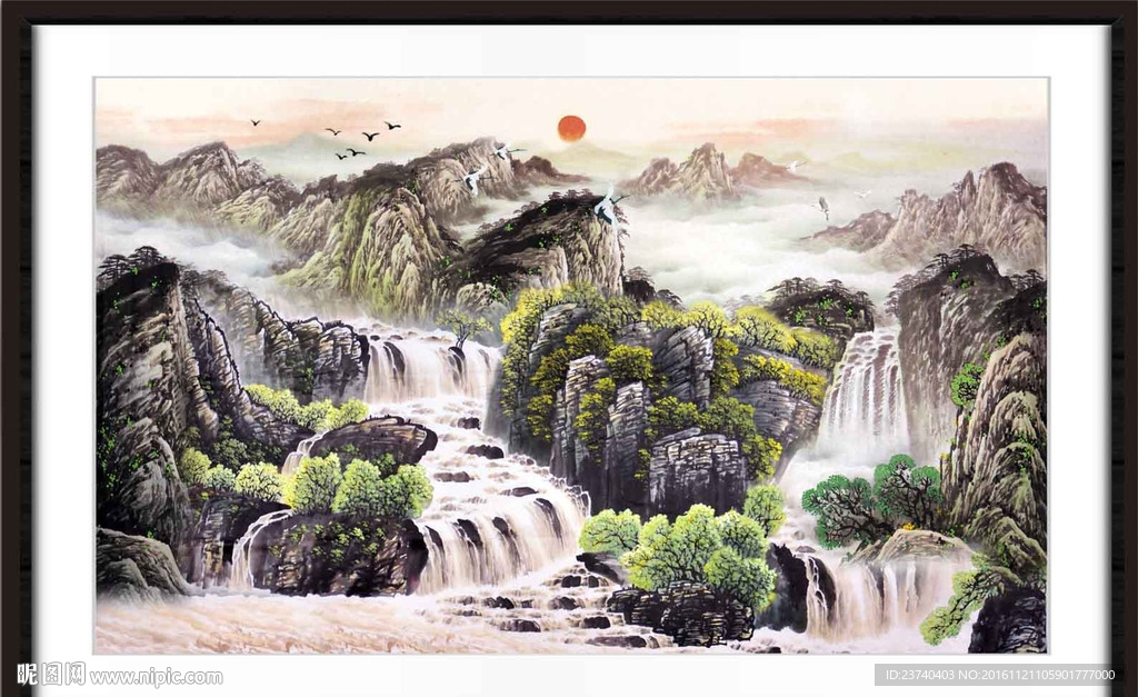 国画山水