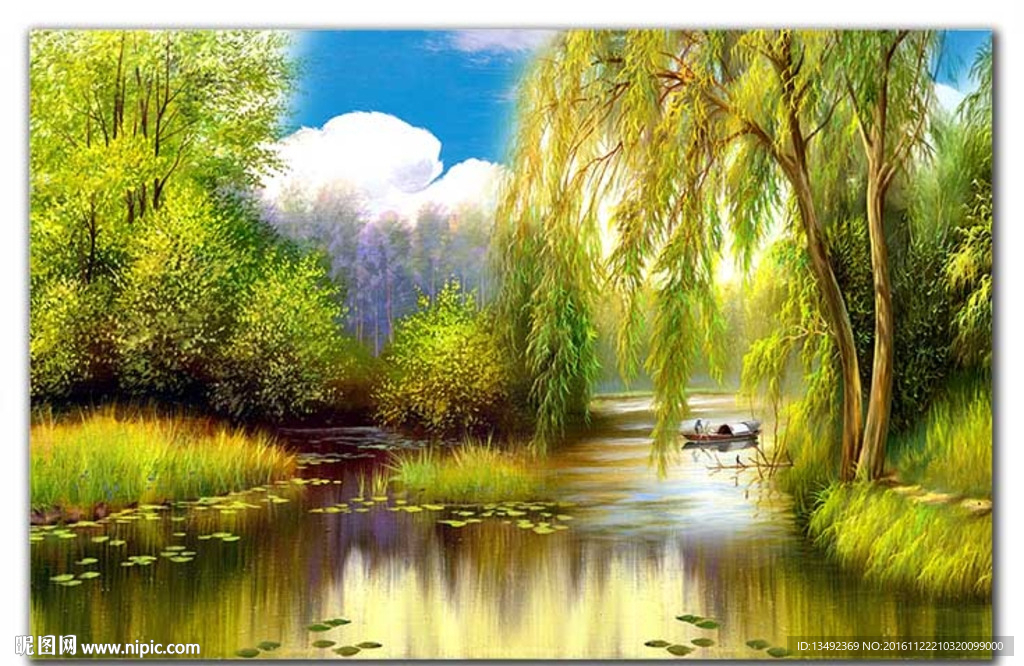欧式油画