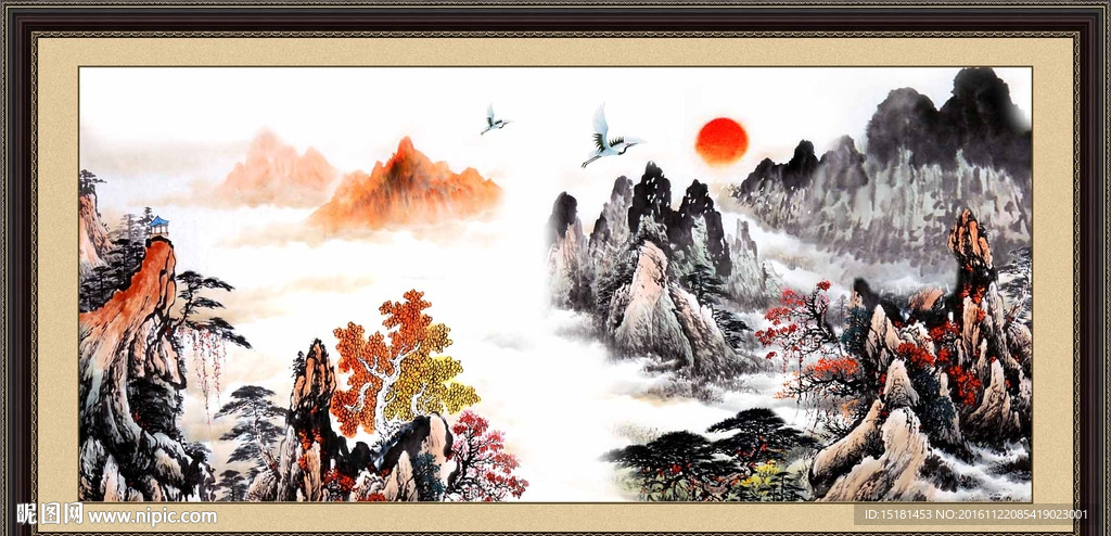 国画山水