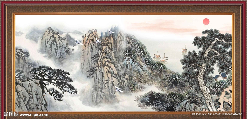 国画山水
