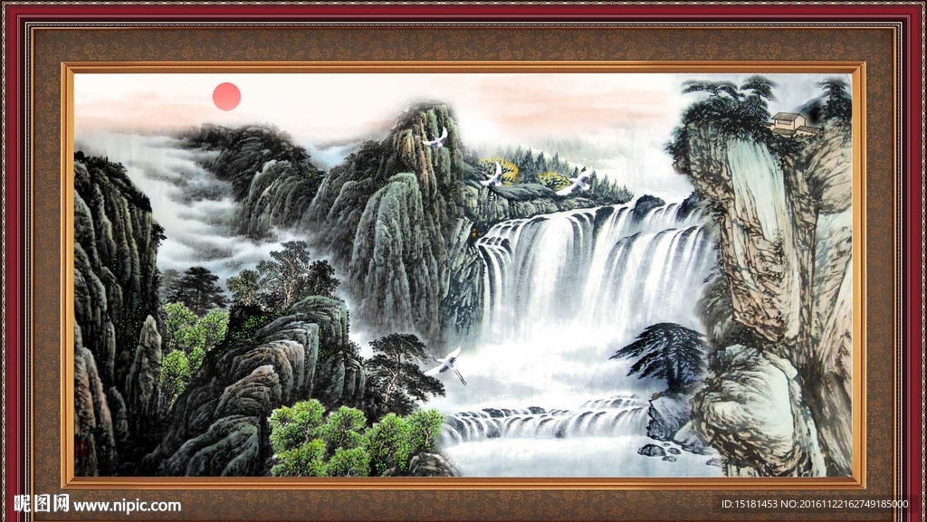 国画山水