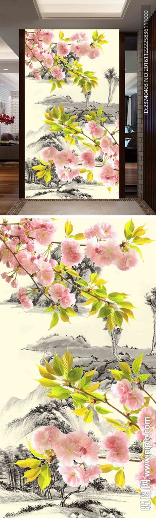 玄关国画