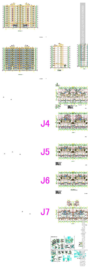 地产楼盘建筑设计CAD图