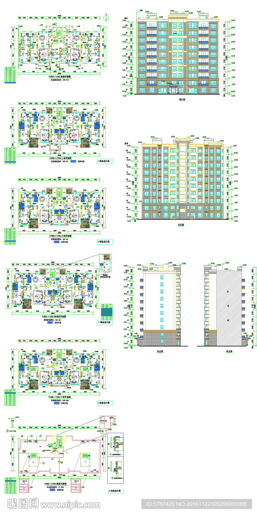 楼盘建筑设计CAD图纸