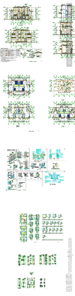 别墅豪宅建筑设计CAD图