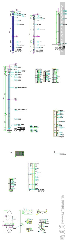 装饰线条大样