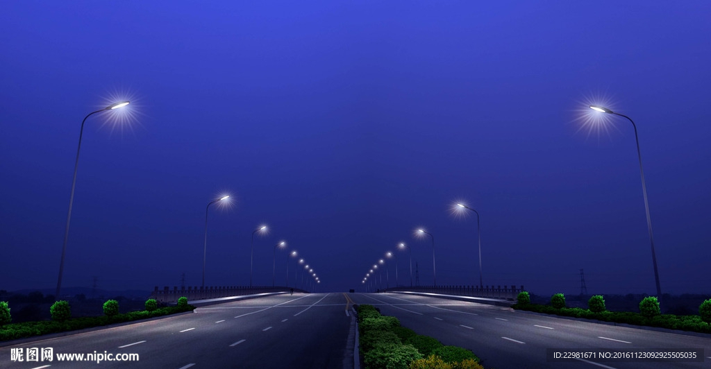景观亮化公路路灯照明设计