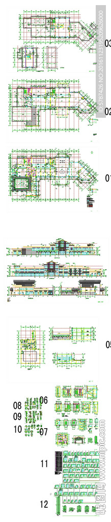 综合楼建筑设计CAD图