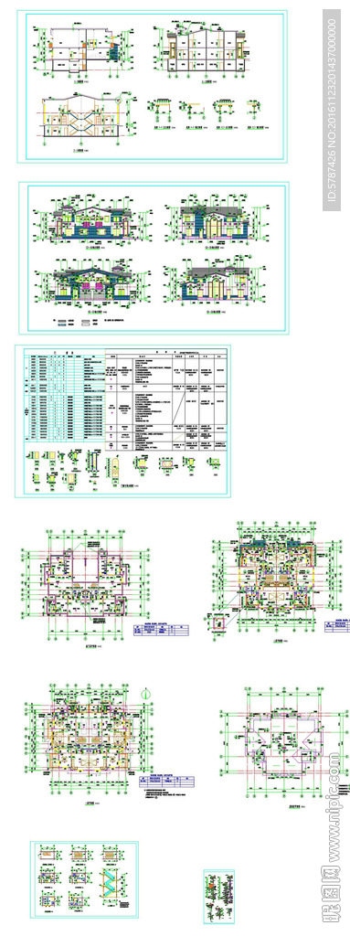 豪宅别墅设计CAD图纸