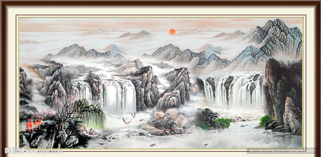国画山水