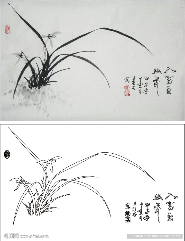 兰花赋