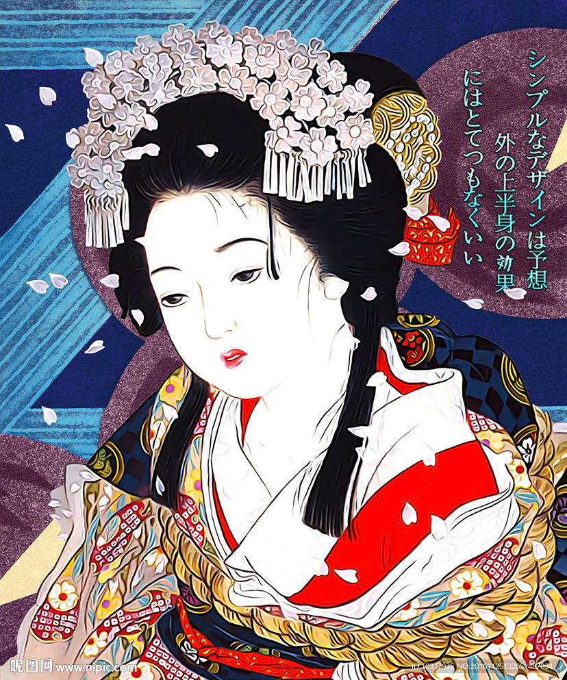 日本古典女人插画