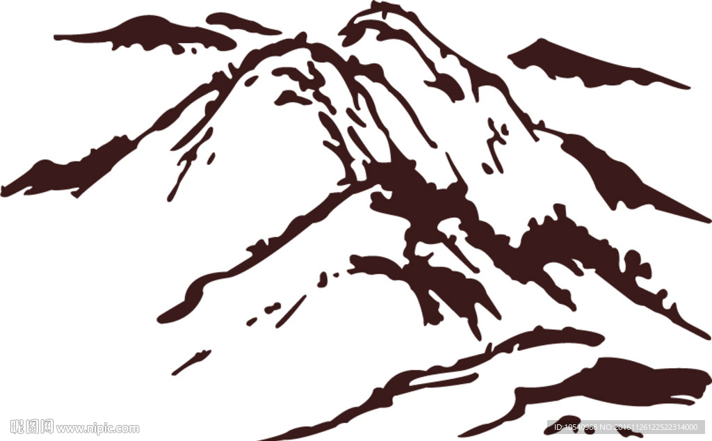 群山环绕图