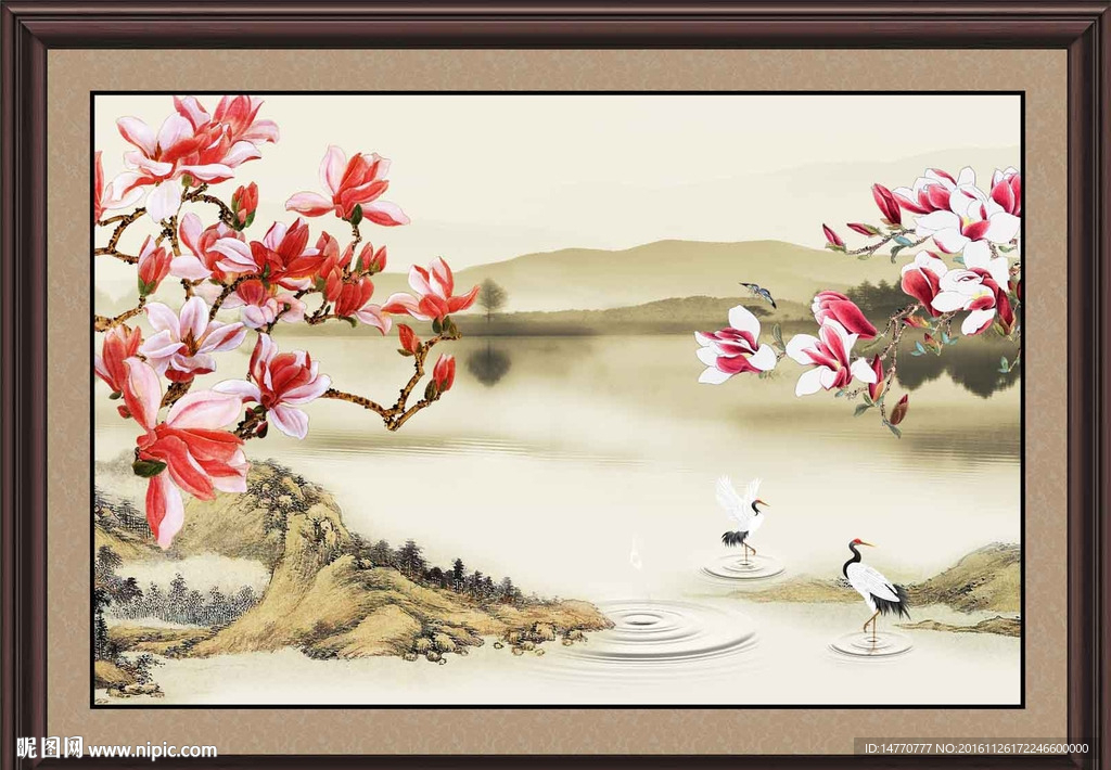 国画兰花