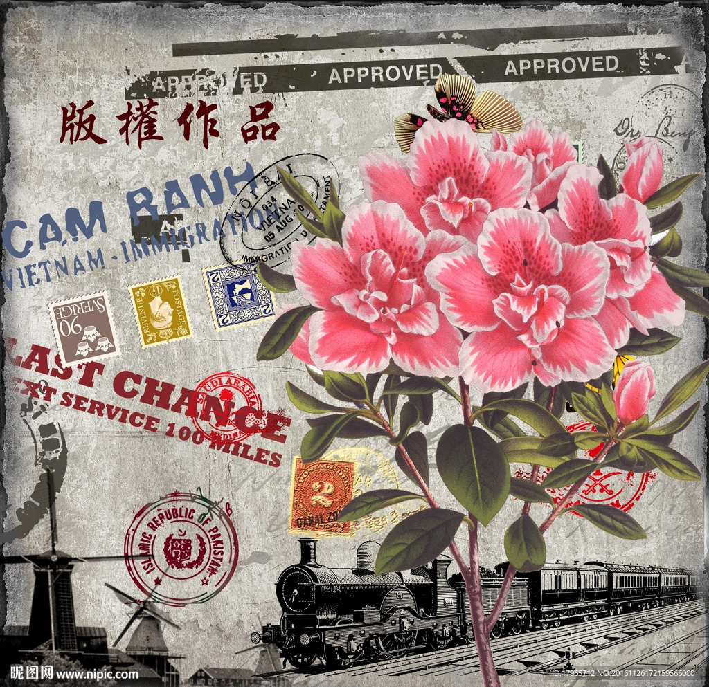 欧美 风格装饰画