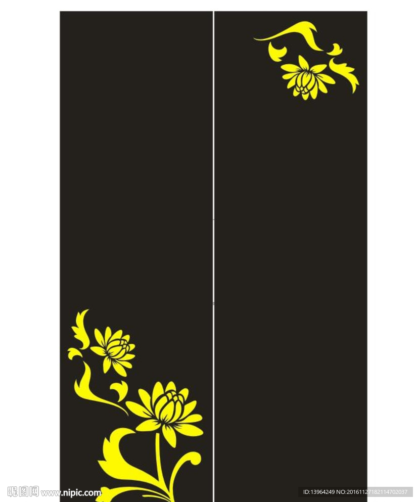 矢量门花