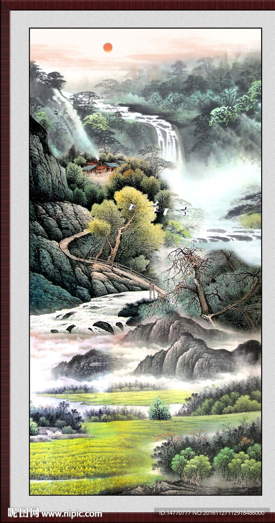 国画山水