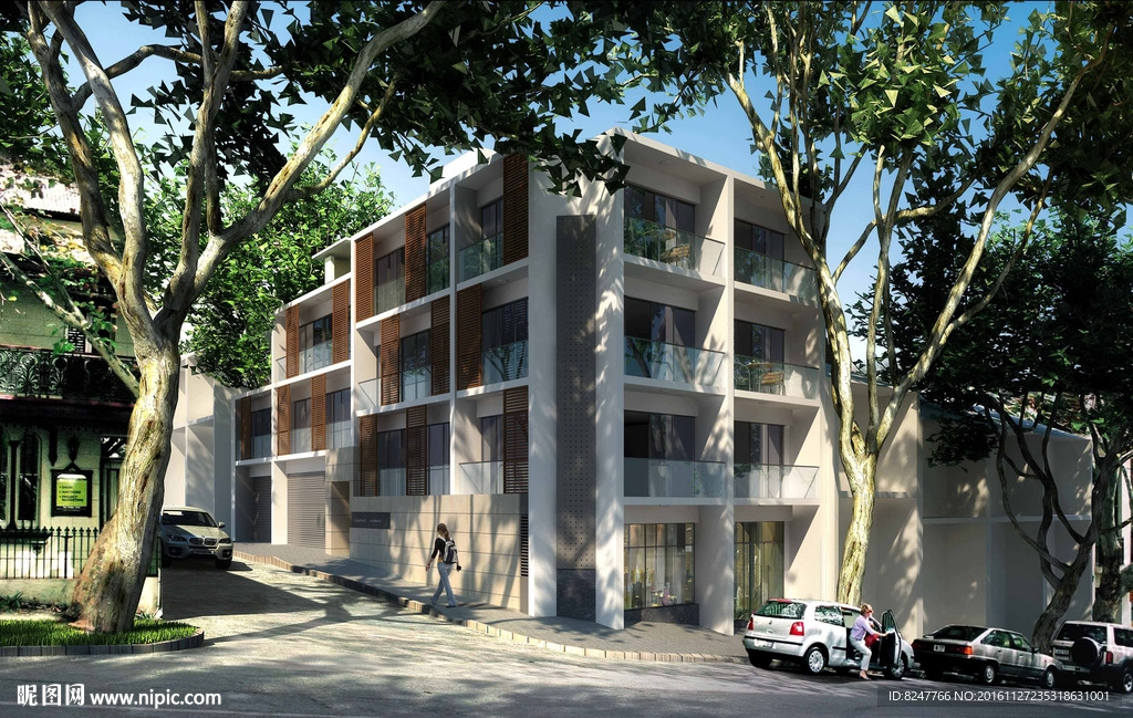 住宅改造建筑效果图