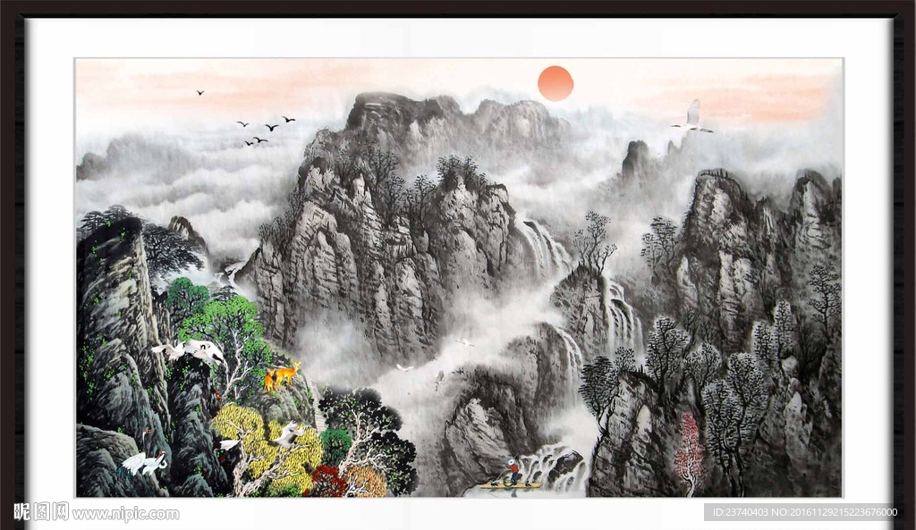 国画山水