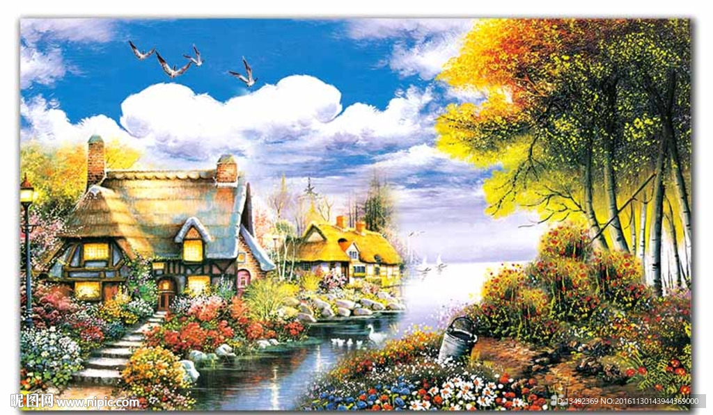 油画 风景