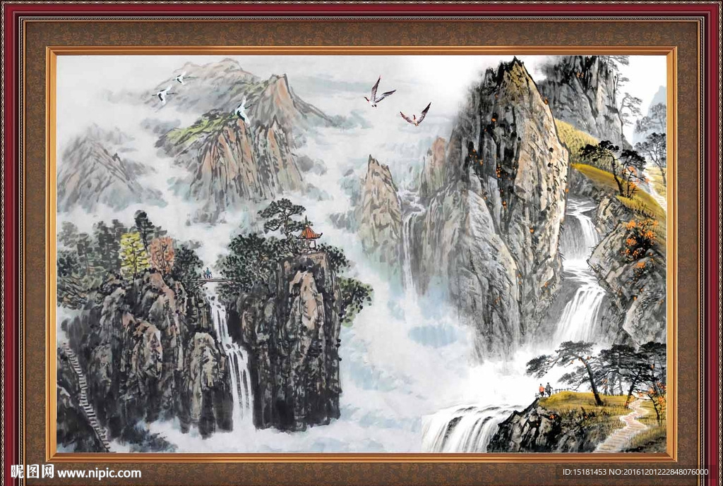 国画山水