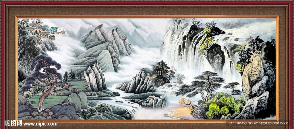 国画山水