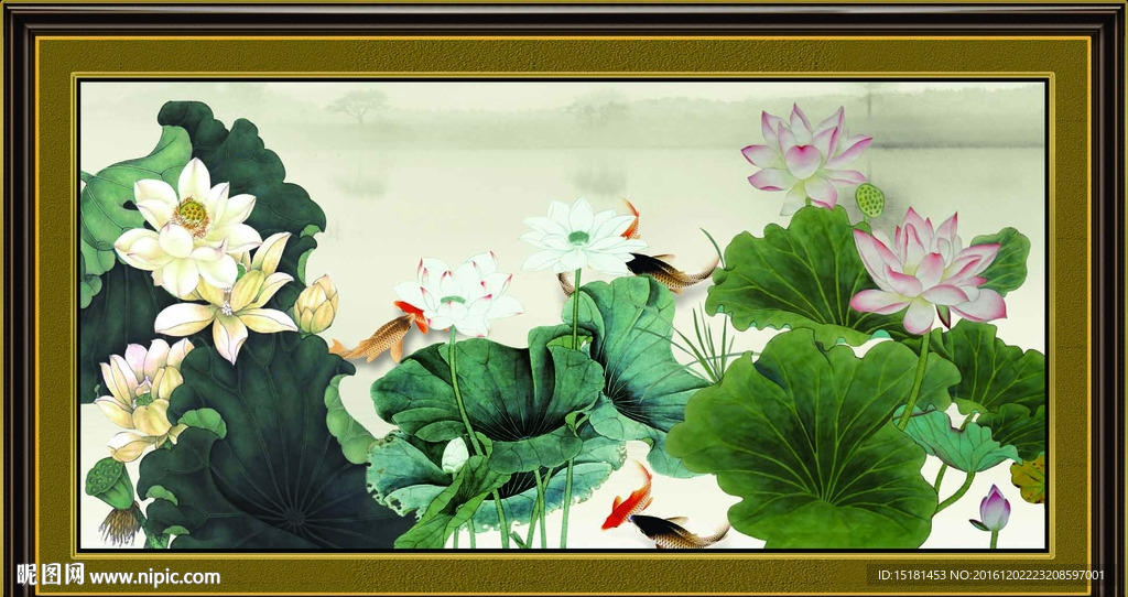 荷花图