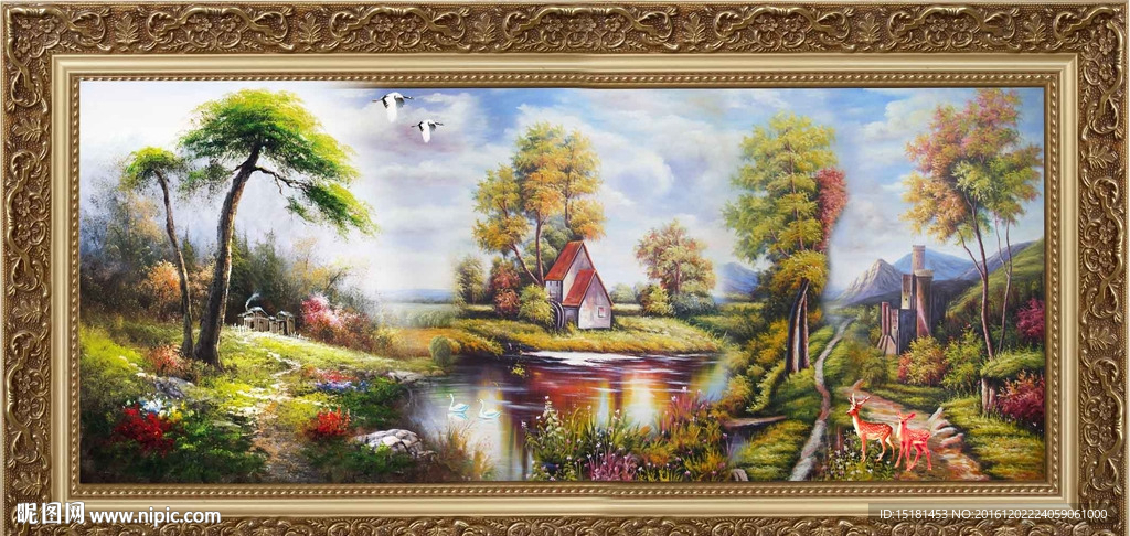 风景油画