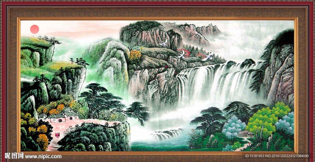 国画山水