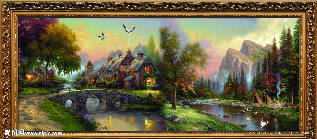 风景油画