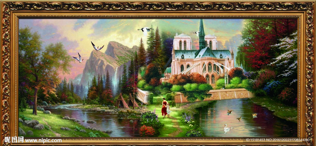 风景油画