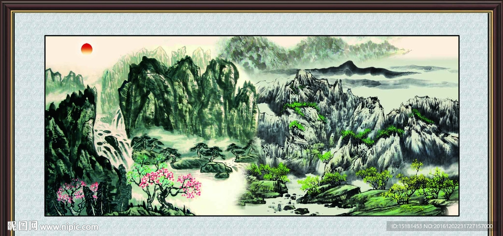 国画山水