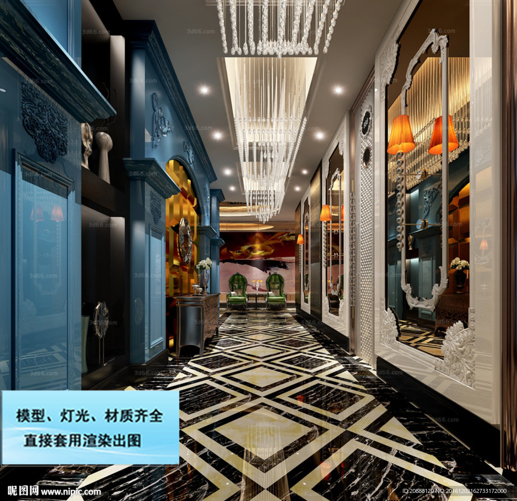 ktv过道 酒吧过道动画