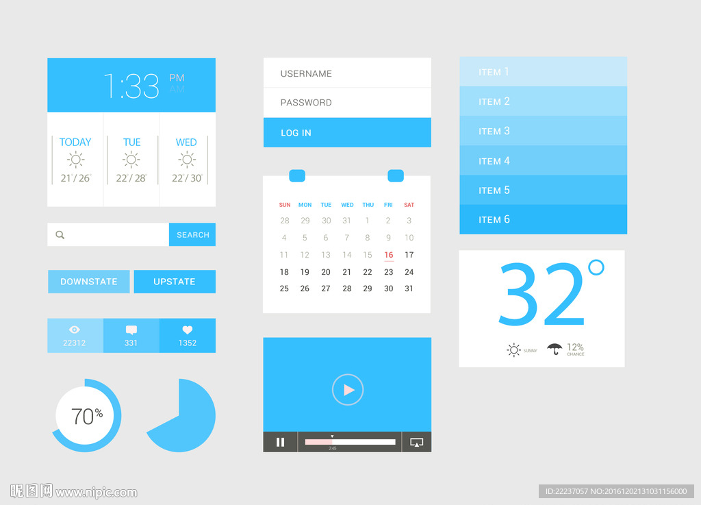 移动界面界面ui设计