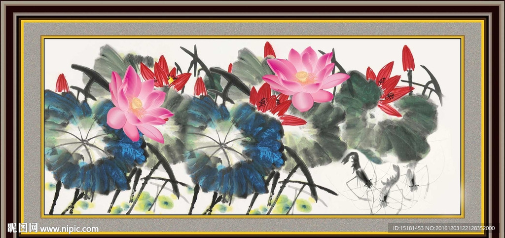 荷花图