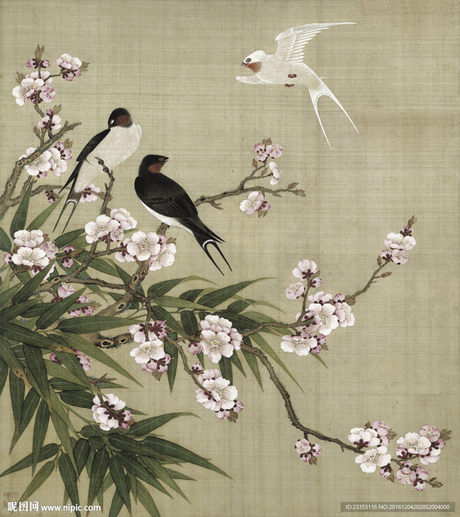 古典花草
