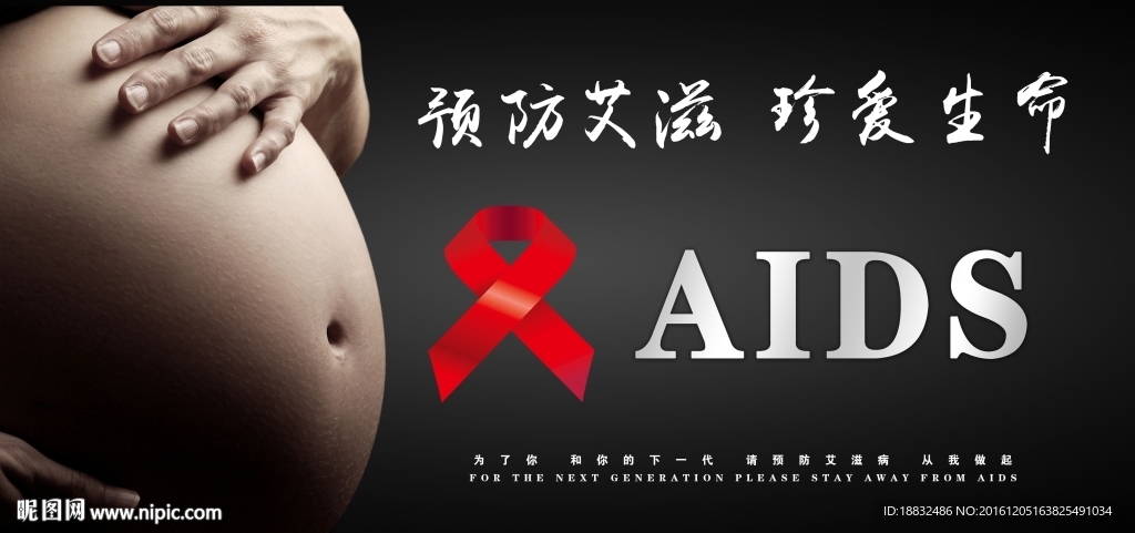 艾滋病海报