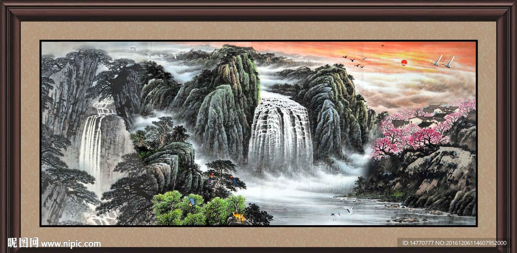 国画山水