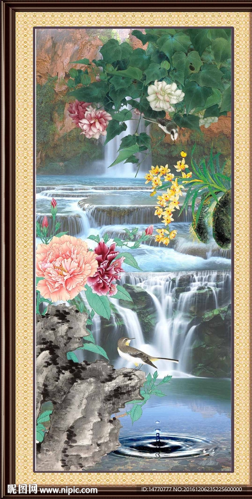 花鸟山水画