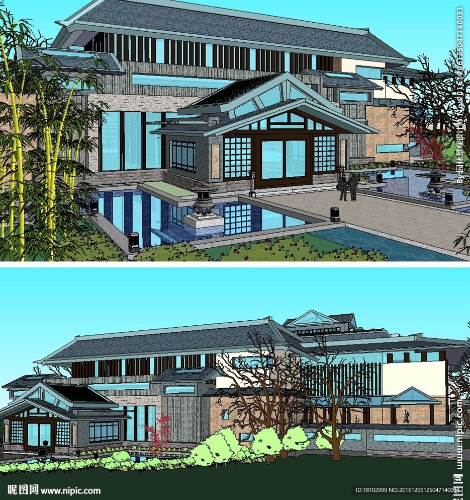 SU博物馆纪念馆美术馆建筑模型