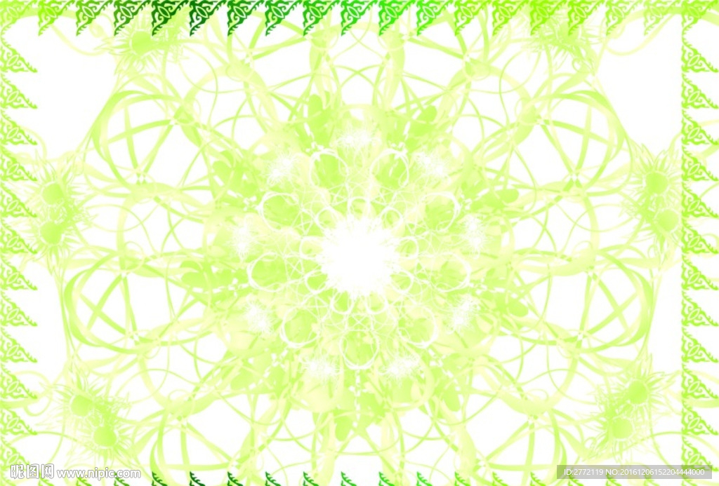 青草绿 环保证书纹