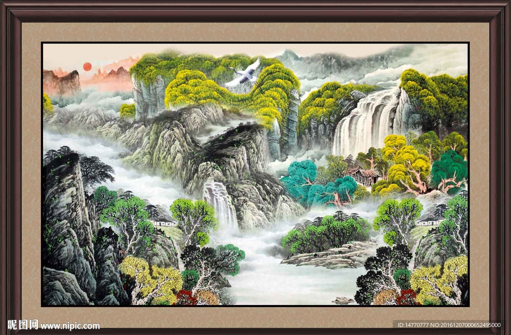 山水国画