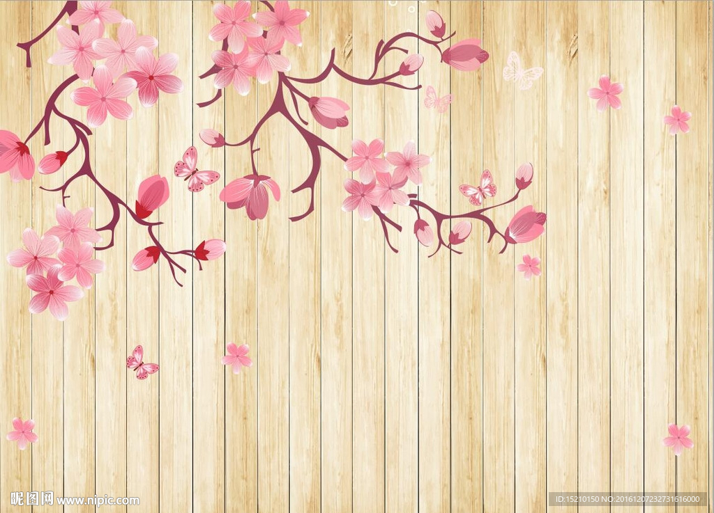 木板梦幻花