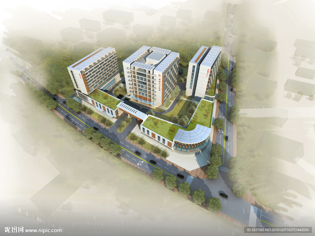 医院建筑效果图