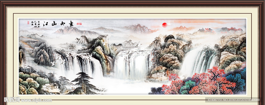 国画水墨画