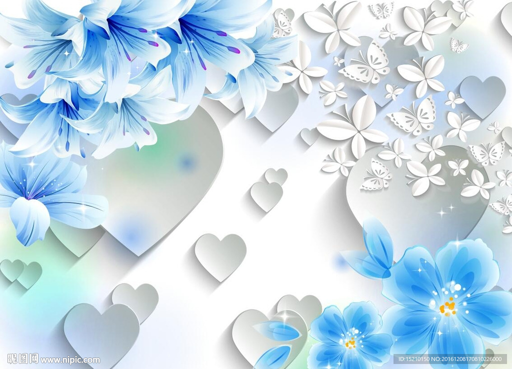 3D百合花