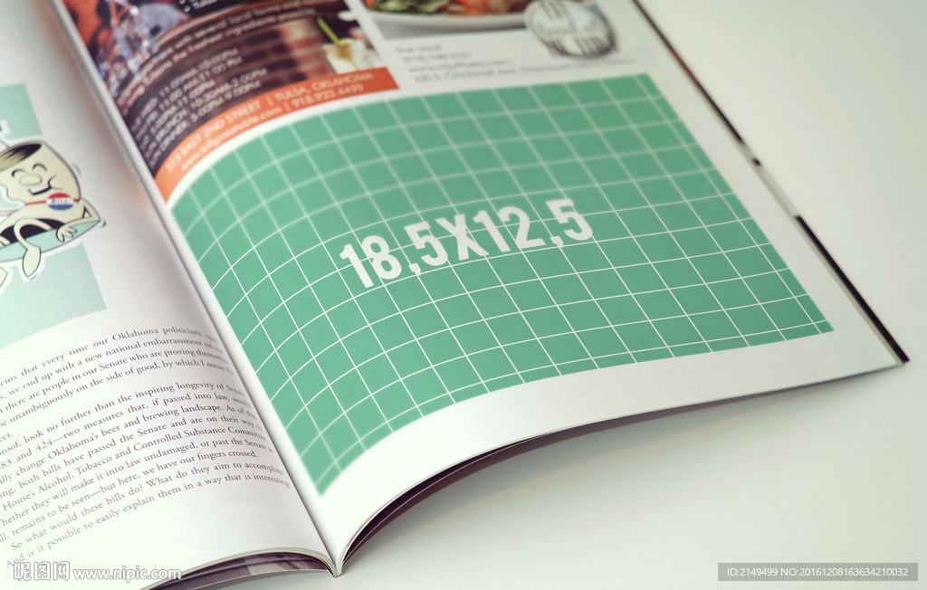 杂志画册高清细节智能模板效果图